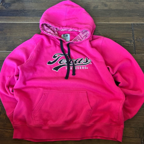 Stadium Athletics Pink Texas Longhorns Hoodie - Picture 1 of 2